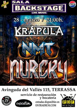 El 28 de marzo tenemos a NURCRY en la sala Backstage de Terrassa
