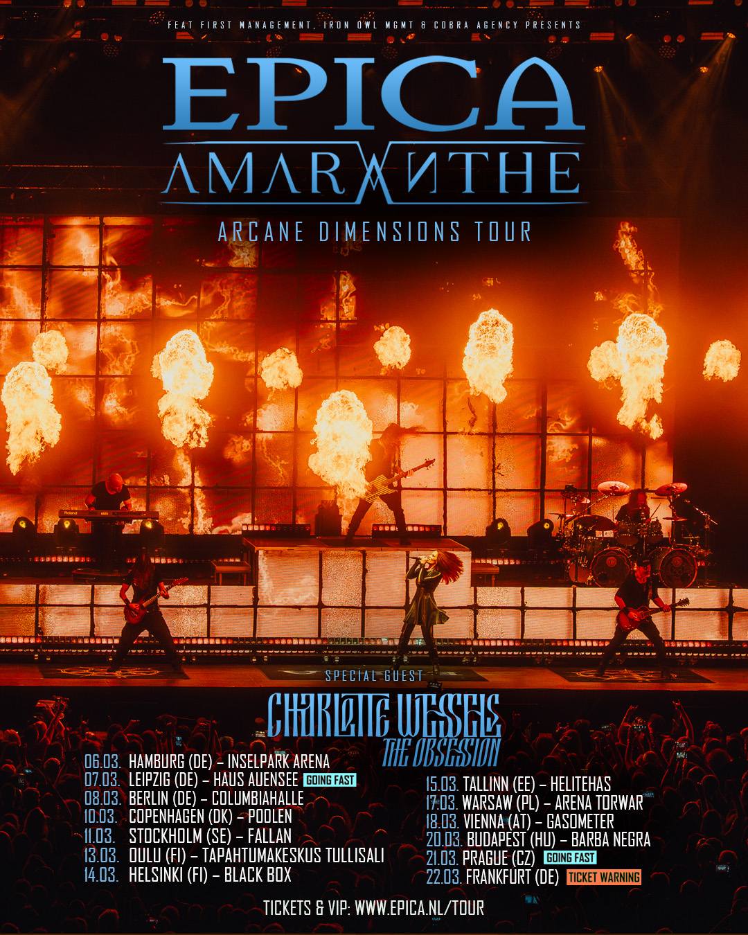 “Eye Of The Storm”: Epica revive su gira europea con un potente lanzamiento en directo