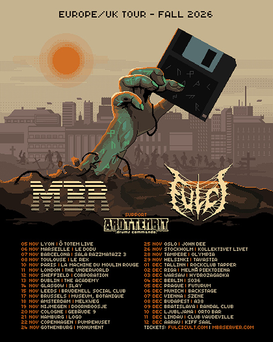 MASTER BOOT RECORD y FULCI pasarán por Barcelona en Noviembre