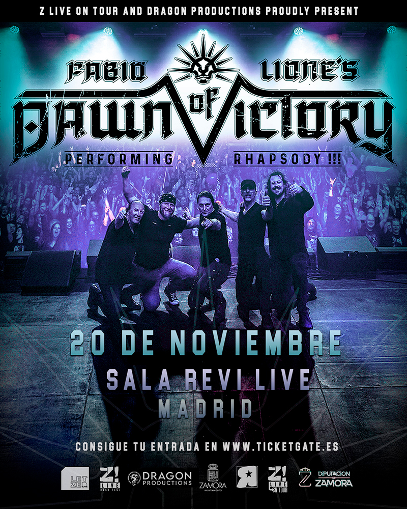 Fabio Lione traerá Dawn of Victory a Madrid