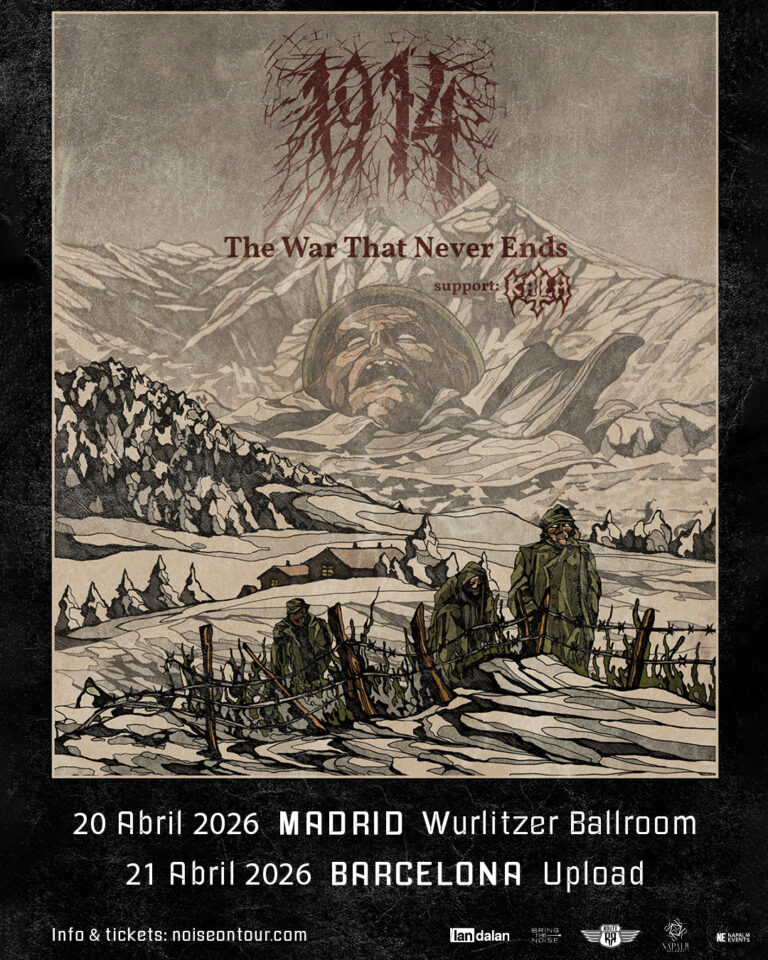 La banda ucraniana 1914 traerá su oscuro universo a Madrid y Barcelona en abril