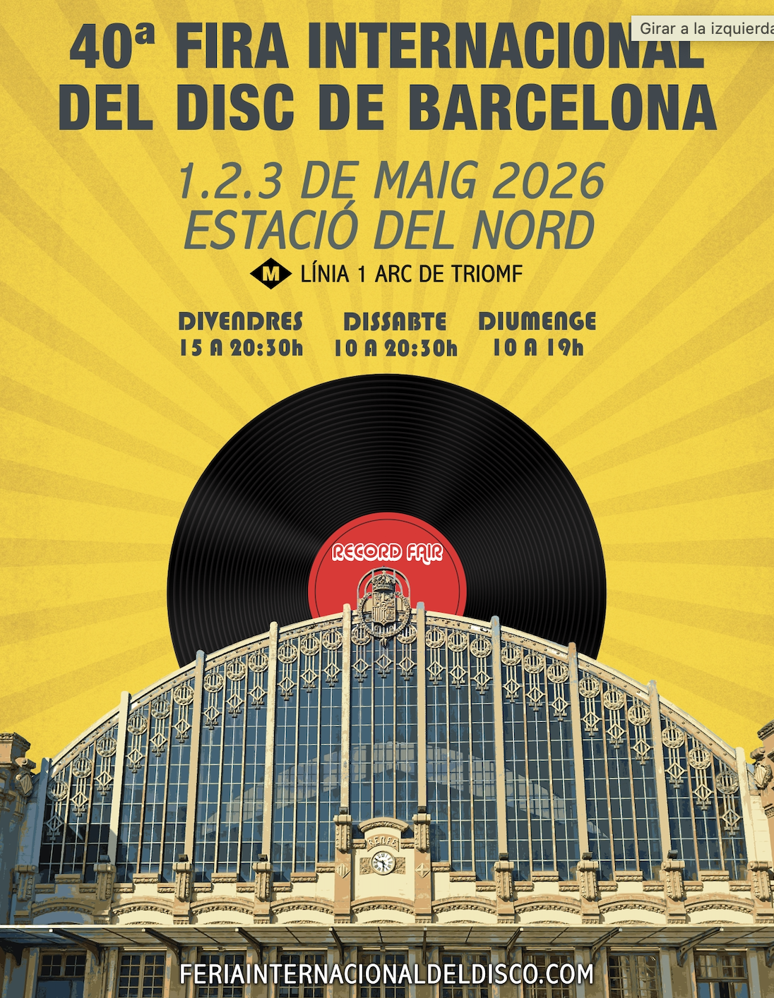 La Feria Internacional del Disco regresa esta primavera a Barcelona, Madrid y Bilbao