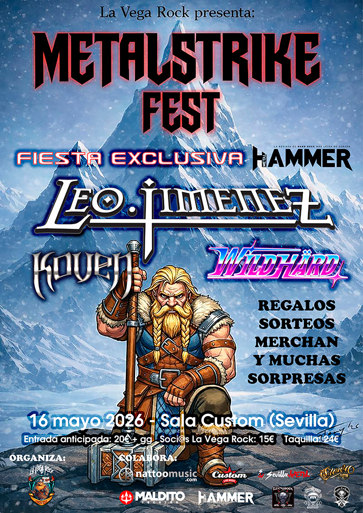 Leo Jiménez, KoveN y WildHärd en la Sala Custom de Sevilla