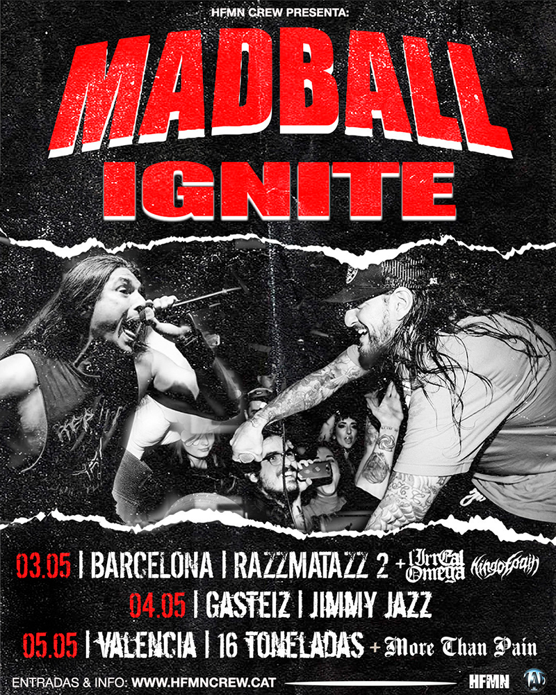 Madball vuelve a España junto a Ignite