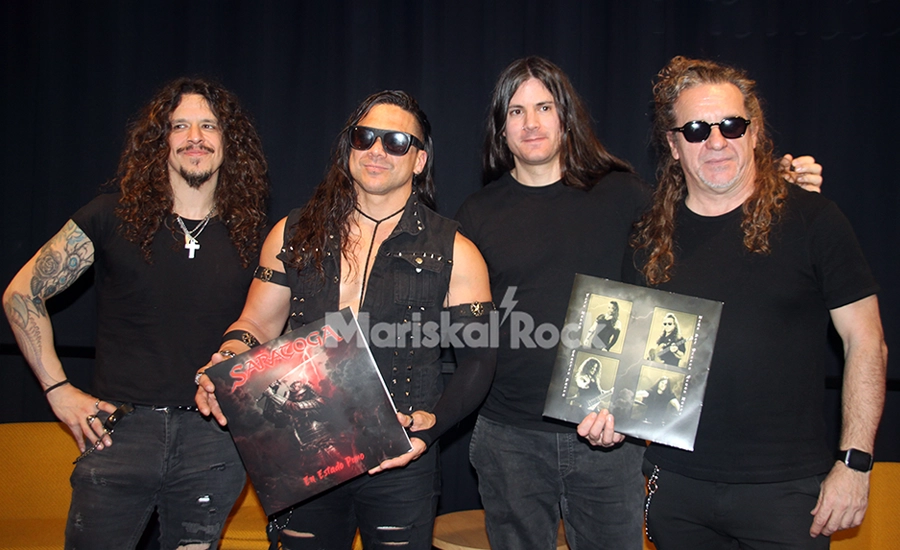 Saratoga "En estado puro": Asistimos a la escucha del nuevo disco con la banda al completo