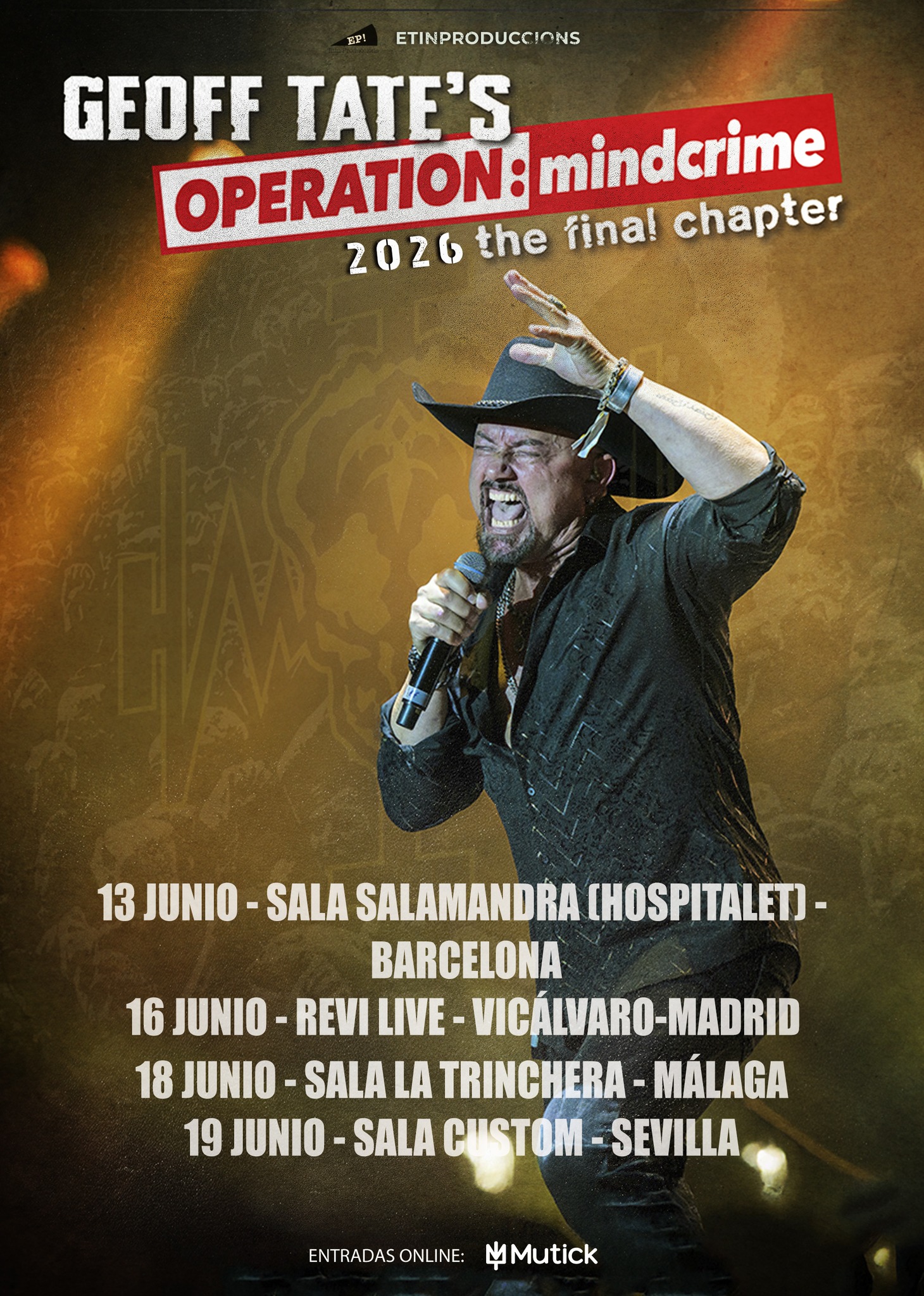 Geoff Tate presenta en directo “Power” y abre una nueva etapa en Operation: Mindcrime III
