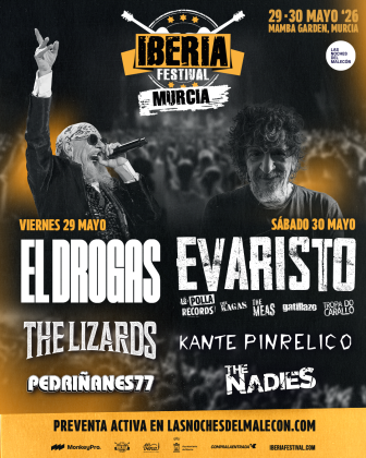 Iberia Festival revolucionará «Las Noches del Malecón». Murcia 29-30/05/2026