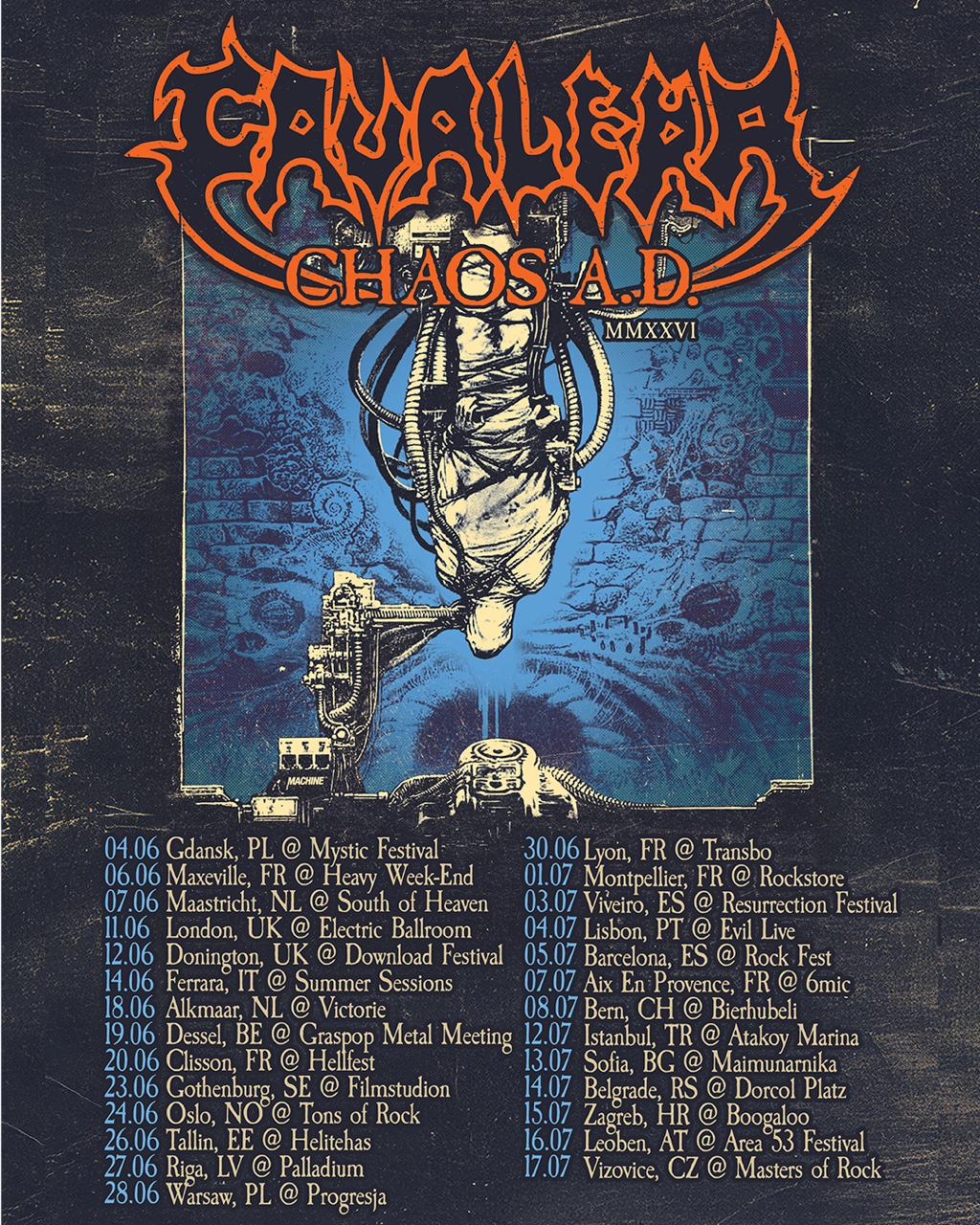 Prepárate para el caos: Cavalera Conspiracy vuelve a Europa este verano