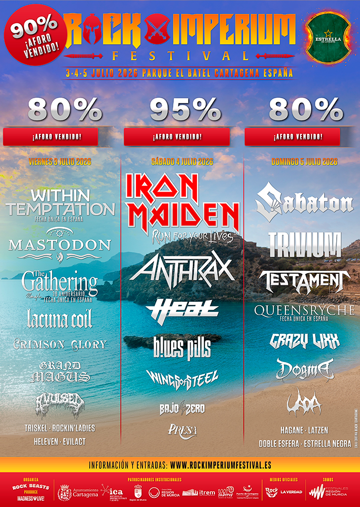 Rock Imperium 2026 apunto del sold out